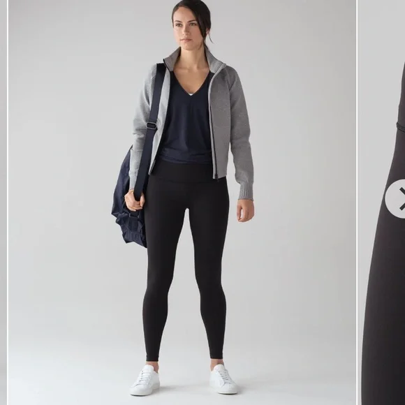 Lululemon Wunder under high rise tight 28” black 4 full on luxtreme - Picture 1 of 11